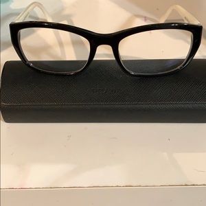 Prada eyeglasses.